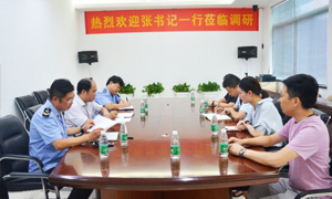 热烈接待张书记一行莅临云顶集团3118之家安徽分公司合肥长江东路店调研指导！