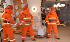 中岳店开展第三季度全员应抢救援演练